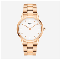Armbanduhr Daniel Wellington Dame Iconic Link in Stahl DW00100343